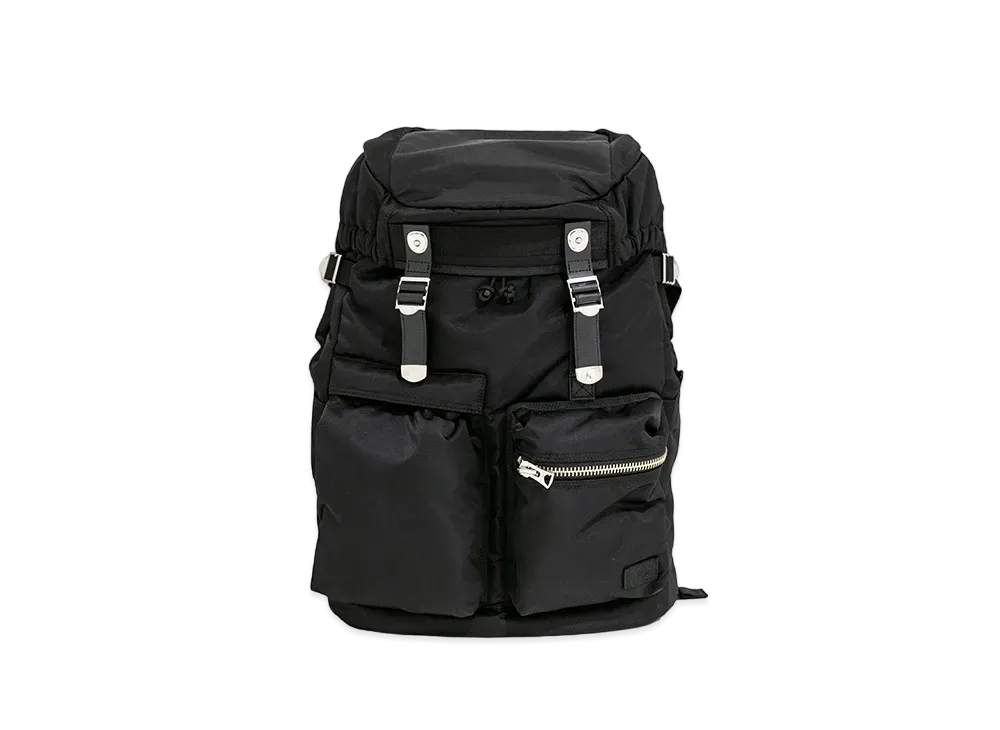 sacai x PORTER Pocket Back Pack "Black"