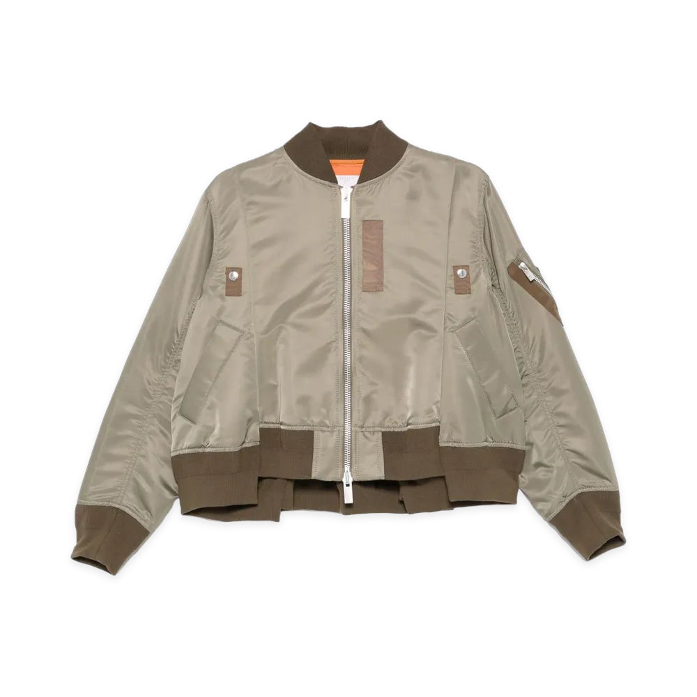 sacai Women's Coats "Green"