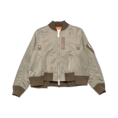 sacai Women's Coats "Green"