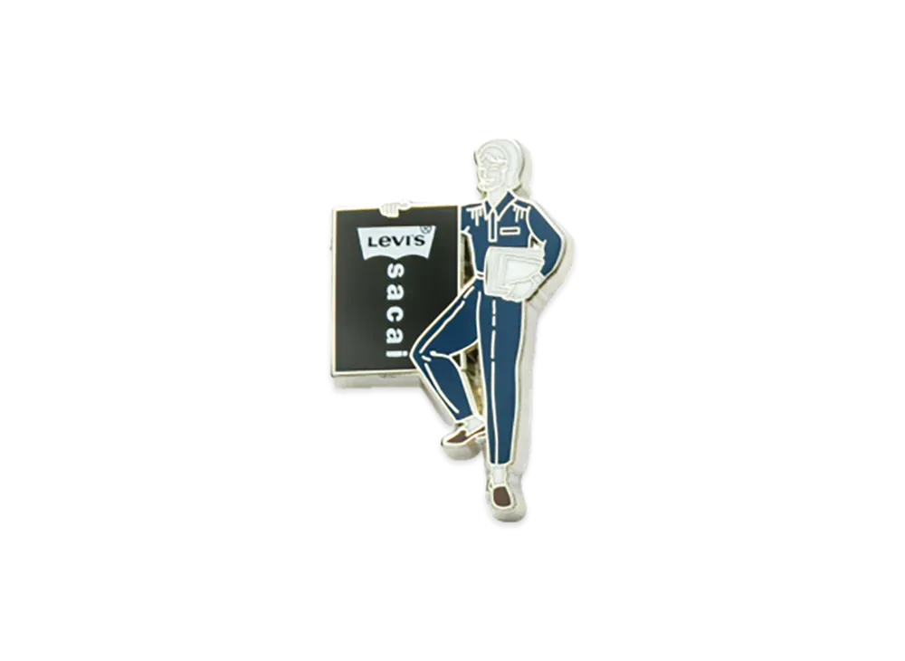 sacai x LEVI'S Pins #2 "Silver"