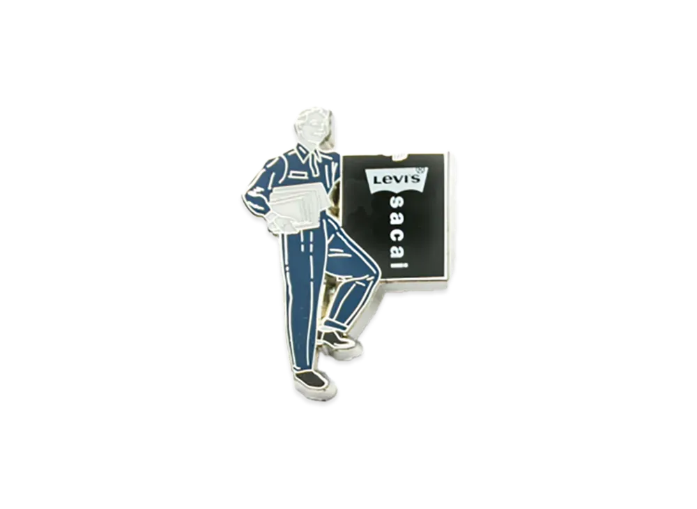 sacai x LEVI'S Pins #1 "Silver"