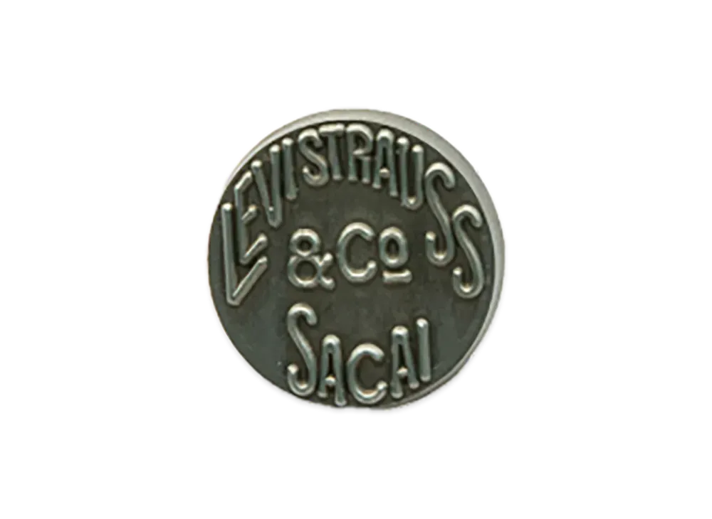 LEVI'S® x SACAI ノベルティ 缶バッジ 4個セット リーバイス® × サカイがいよいよ登場！ カスタマイズイベントも