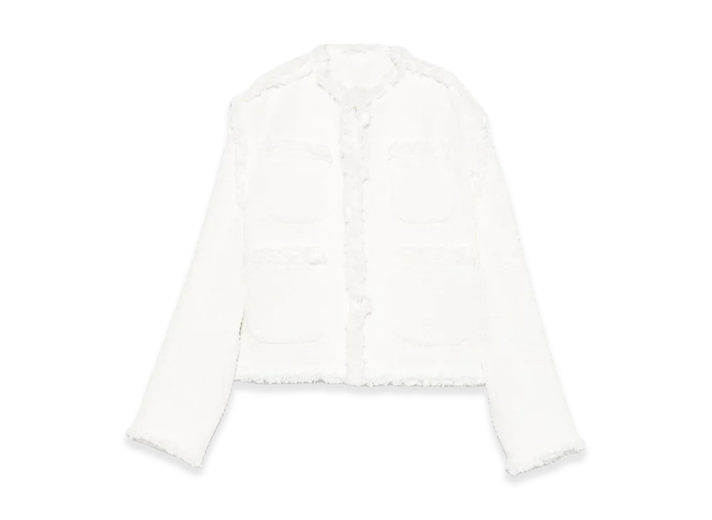 sacai Women's Punching Denim Jacket "White"