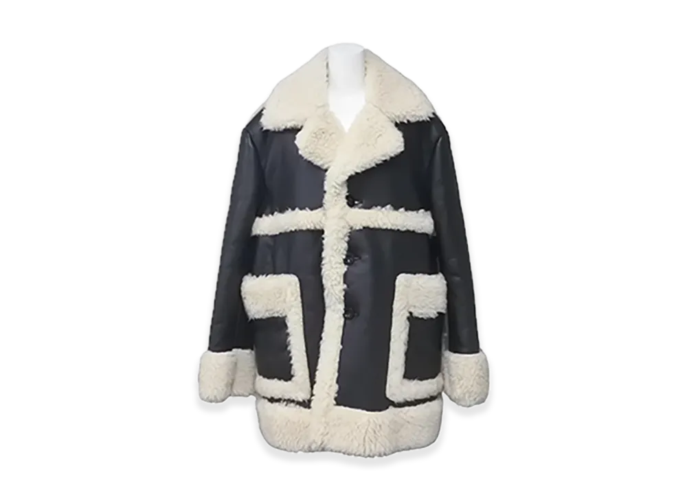 サカイ フェイクシアリング ブルゾン "ブラック"