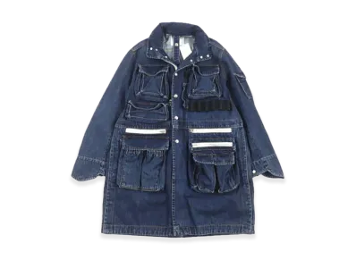 sacai Denim Blouson Coat "Blue"