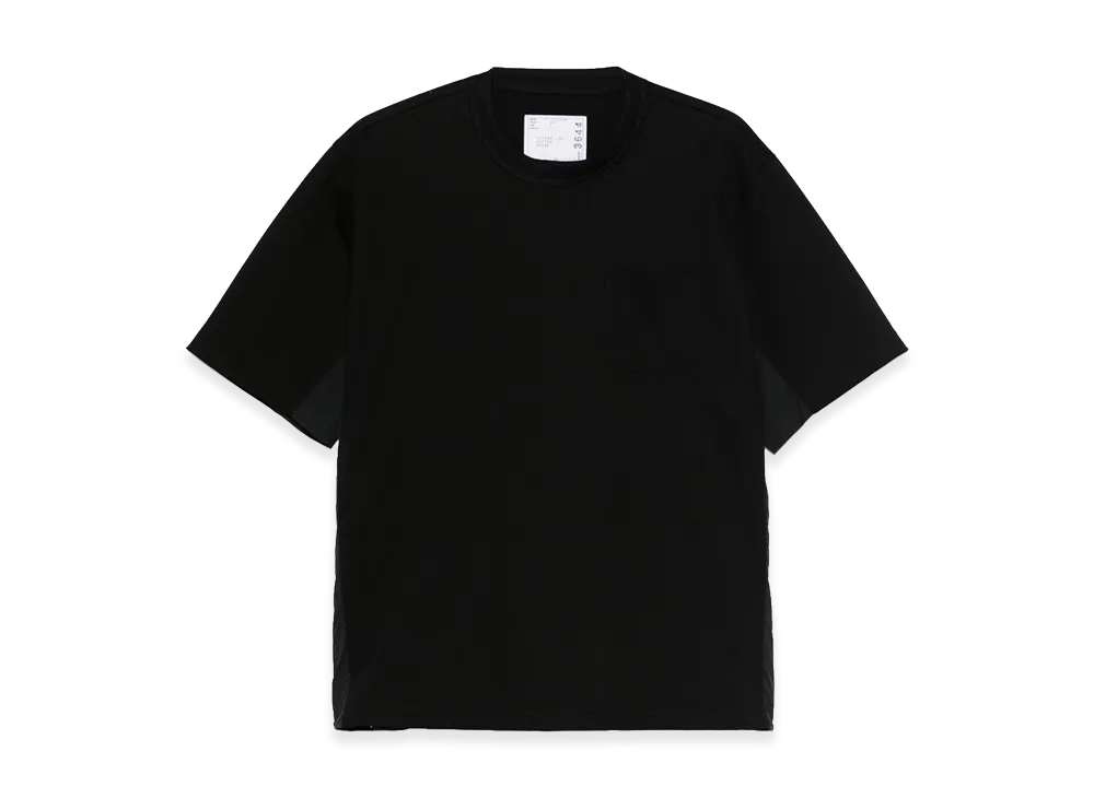 sacai Cotton Jersey T-Shirt "Black"