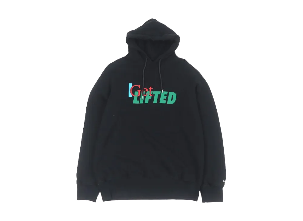 sacai I Get Lifted Logo Print Pullover Parka "Black"
