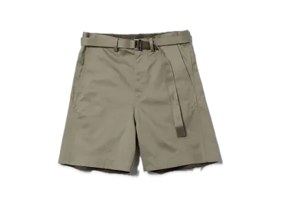 sacai Cotton Chino Shorts "Beige"