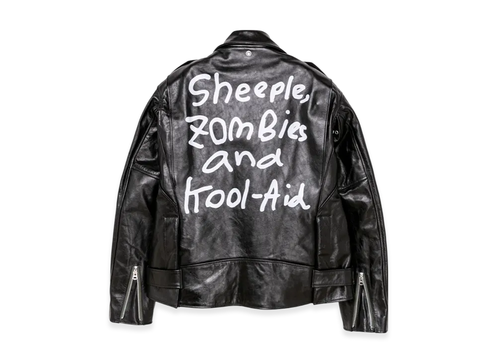 sacai x MADSAKI x Shott Leather Blouson "Black"