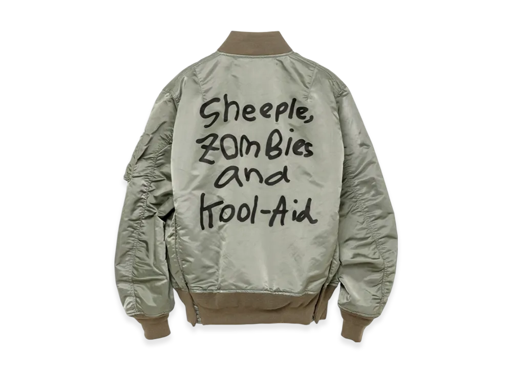 sacai x MADSAKI Nylon Twill Blouson "Khaki"