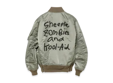 sacai x MADSAKI Nylon Twill Blouson "Khaki"