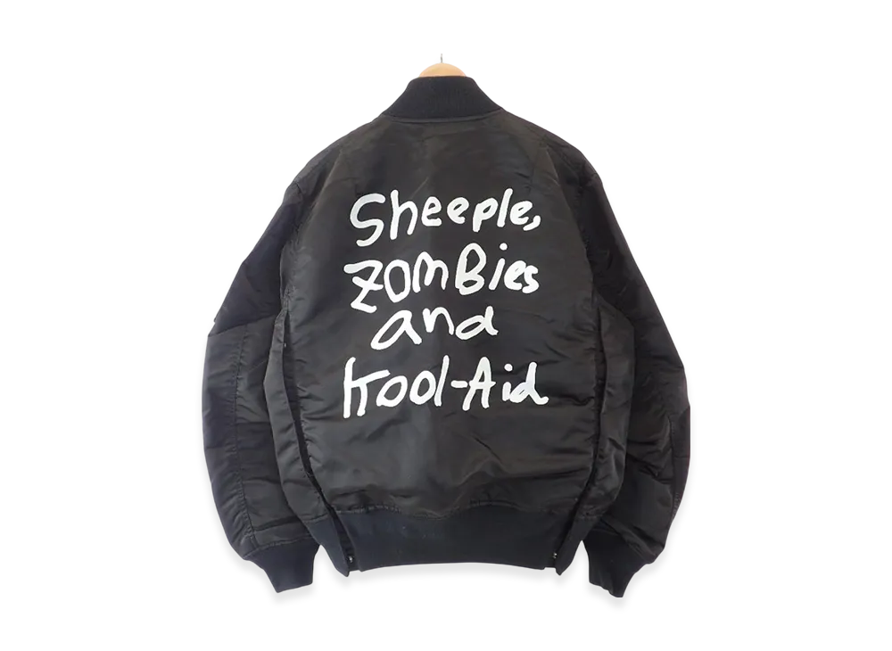 sacai x MADSAKI Nylon Twill Blouson "Black"