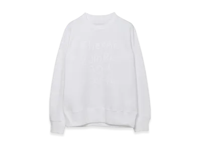 sacai x MADSAKI Flock Print Pullover "White"