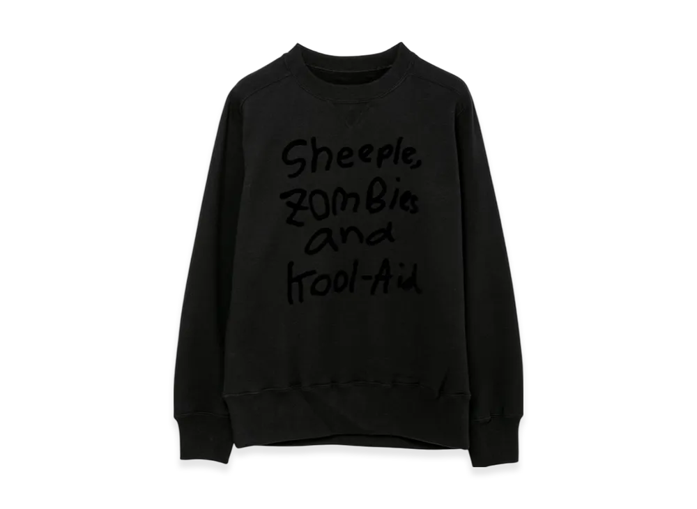 sacai x MADSAKI Flock Print Pullover "Black"