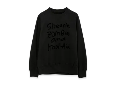 sacai x MADSAKI Flock Print Pullover "Black"