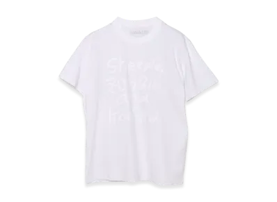 sacai x MADSAKI Flock Print T-Shirt "White"