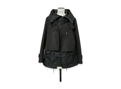 sacai Cotton Gabardine Blouson "Black"