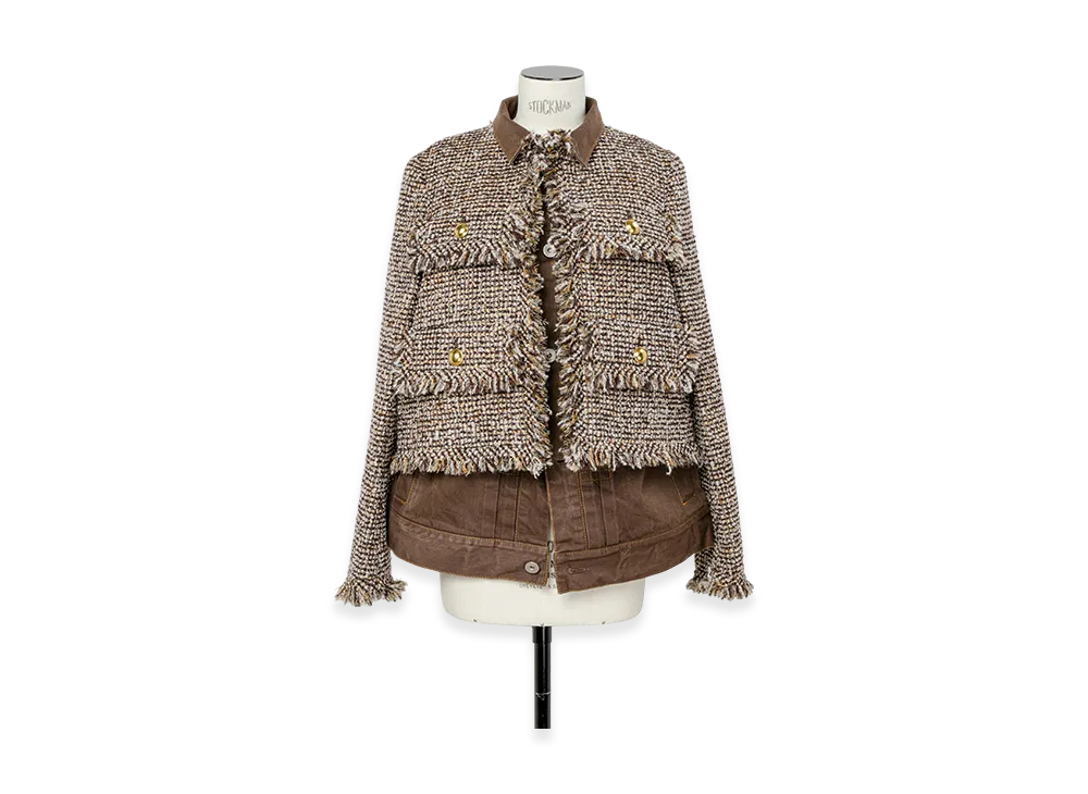 sacai Tweed Jacket "Brown"