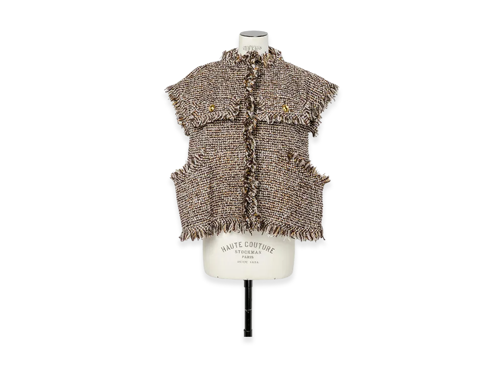 sacai Tweed Jacket "Brown"