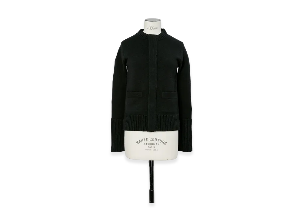 sacai Wool Knit Cardigan "Black"