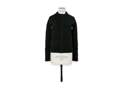 sacai Wool Knit Cardigan "Black"