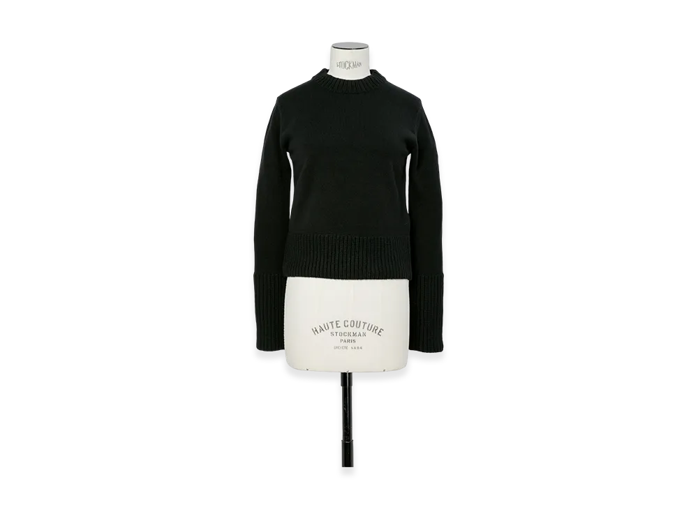 sacai Wool Knit Pullover "Black"