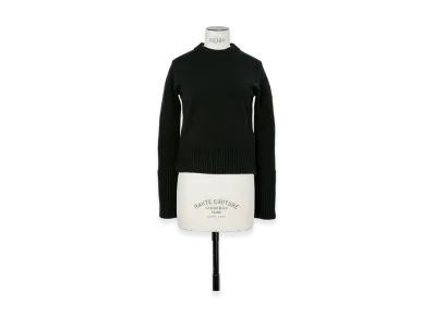 sacai Wool Knit Pullover "Black"