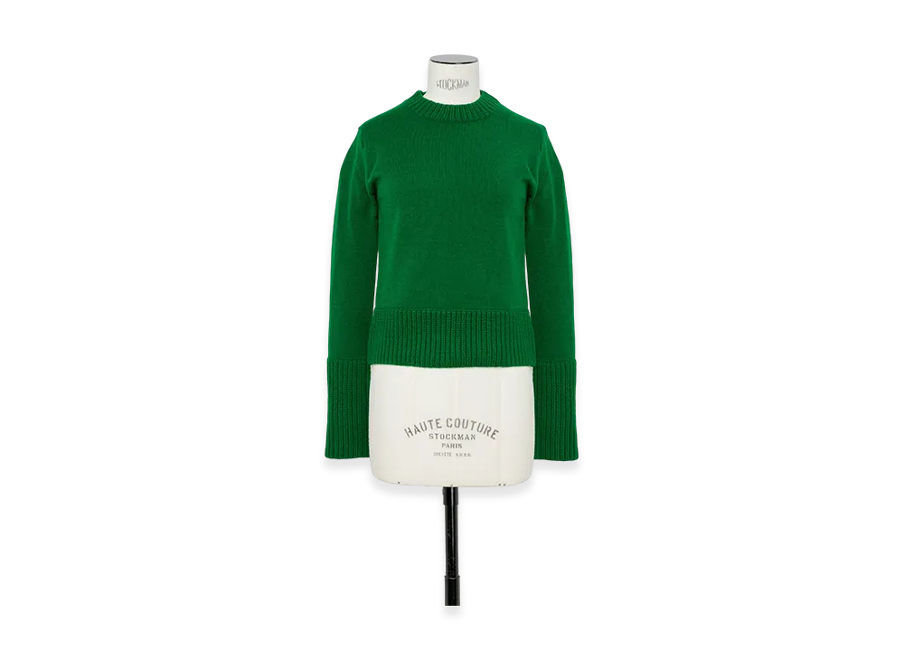 sacai Wool Knit Pullover "Green"