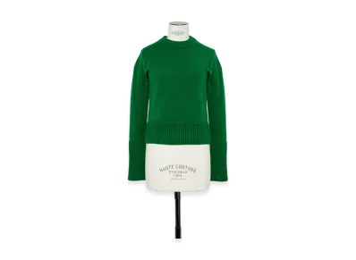 sacai Wool Knit Pullover "Green"