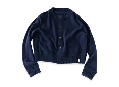 sacai S Wool Knit Cardigan "Navy"