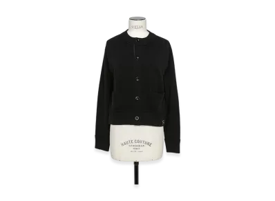 sacai S Wool Knit Cardigan "Black"