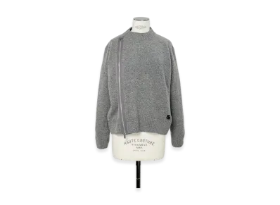 sacai S Wool Knit Blouson "Gray"