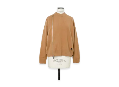 sacai S Wool Knit Blouson "Beige"