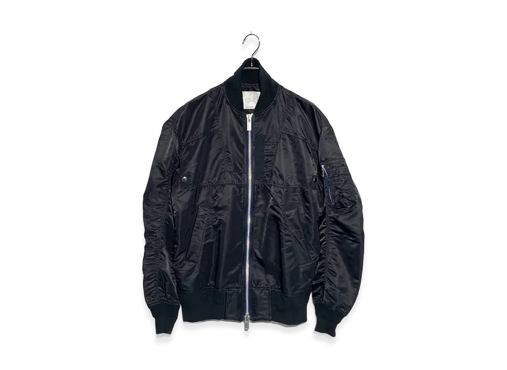sacai MA-1 Bomber Jacket "Black"