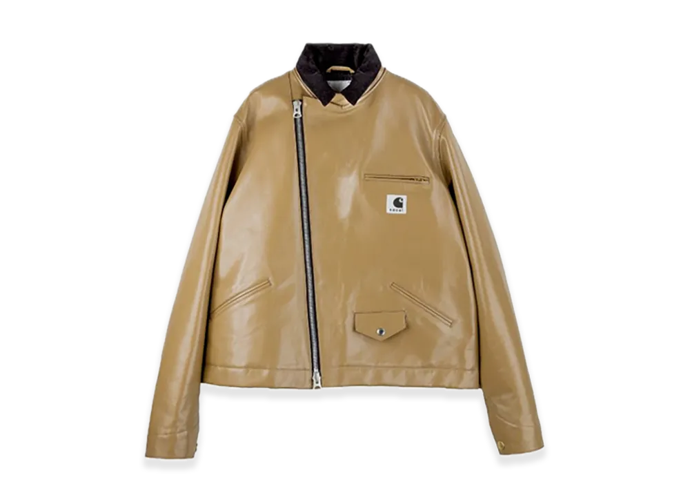 sacai x Carhartt WIP Leather Jacket Mens (ISETAN Shinjuku