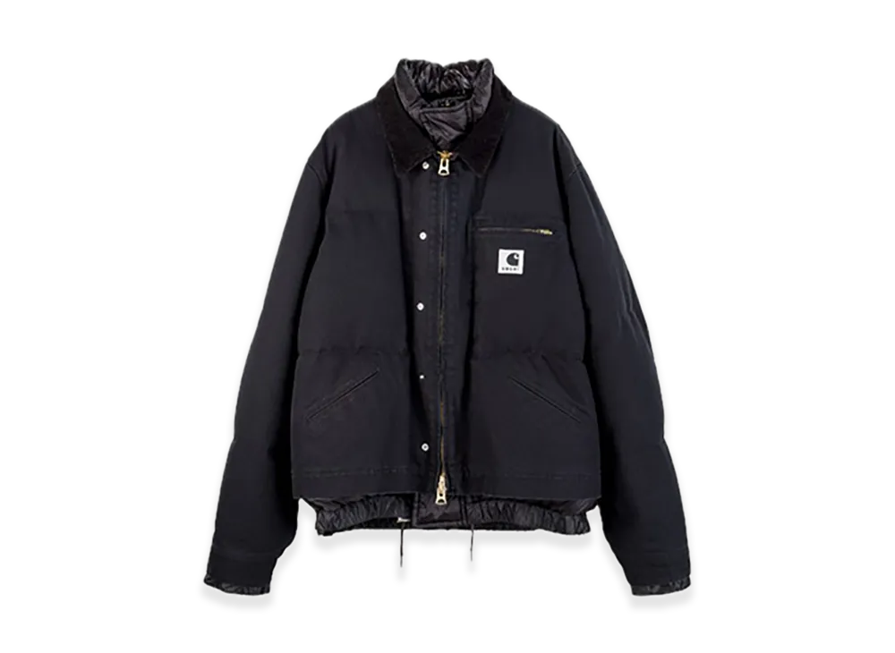 sacai x Carhartt WIP Washed Duck Puffer Jacket Mens 