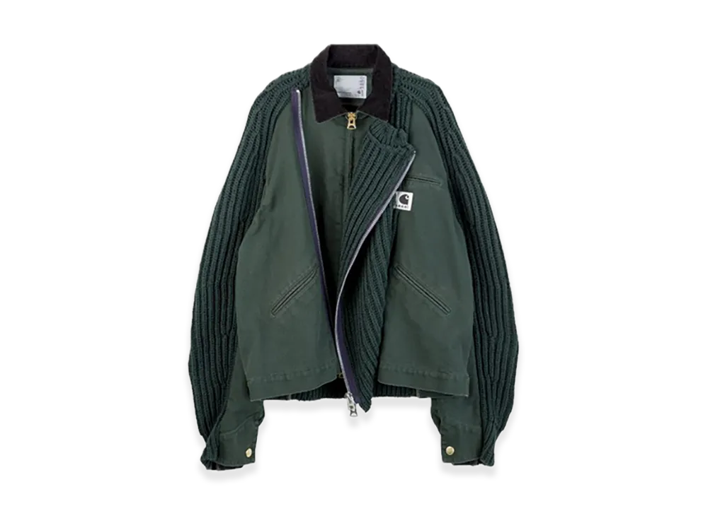I*s様 Washed Duck x Wool Knit Blouson Carhartt WIP sacai x Carhartt WIP Washed Duck x Wool Knit