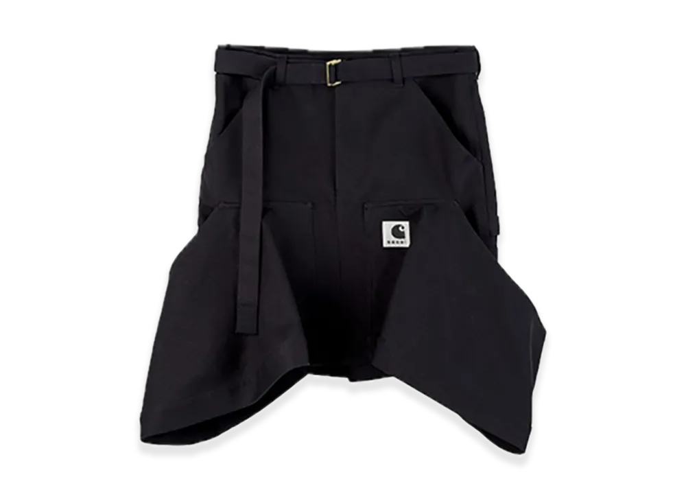 sacai x Carhartt WIP Duck Skirt Womens "Black"