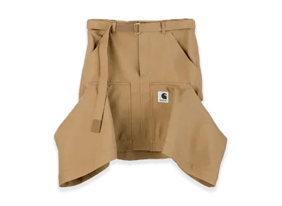 sacai x Carhartt WIP Duck Skirt Womens (ISETAN Shinjuku Exclusive) "Beige"
