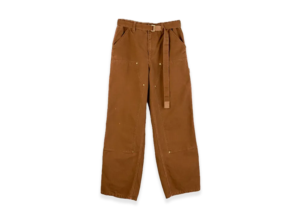 sacai x Carhartt WIP Duck Pants "Dark Beige"