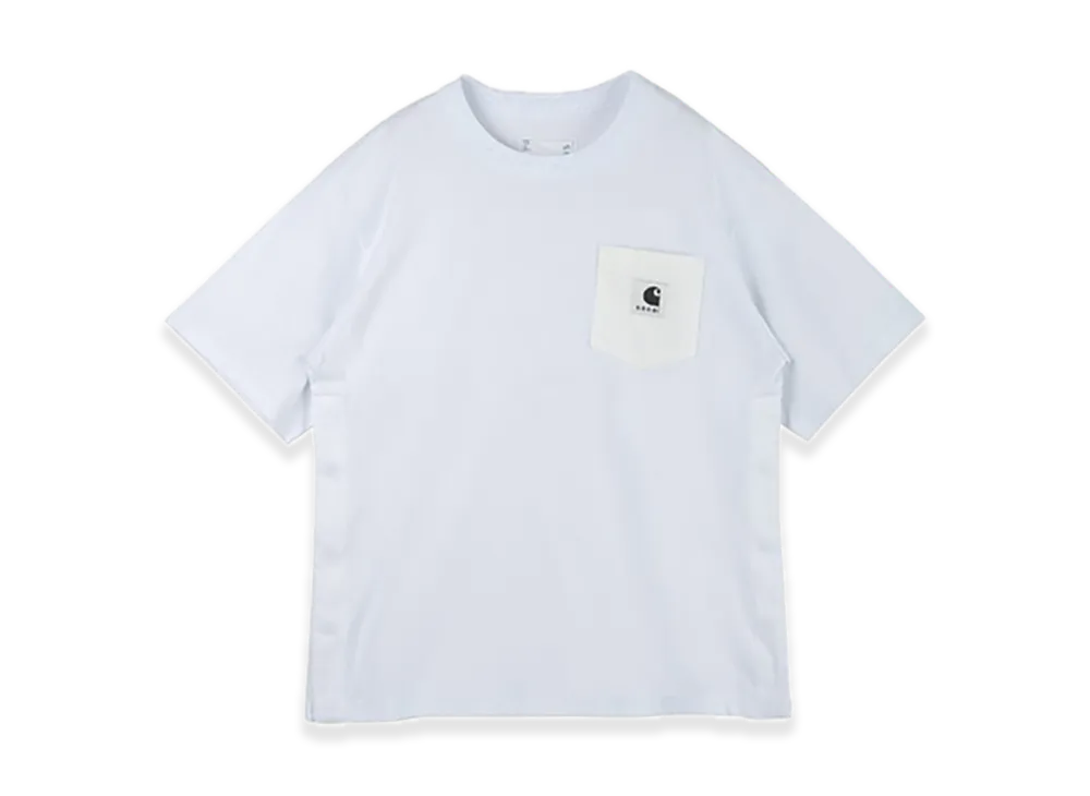 sacai x Carhartt WIP Cotton Jersey T-Shirt "White"