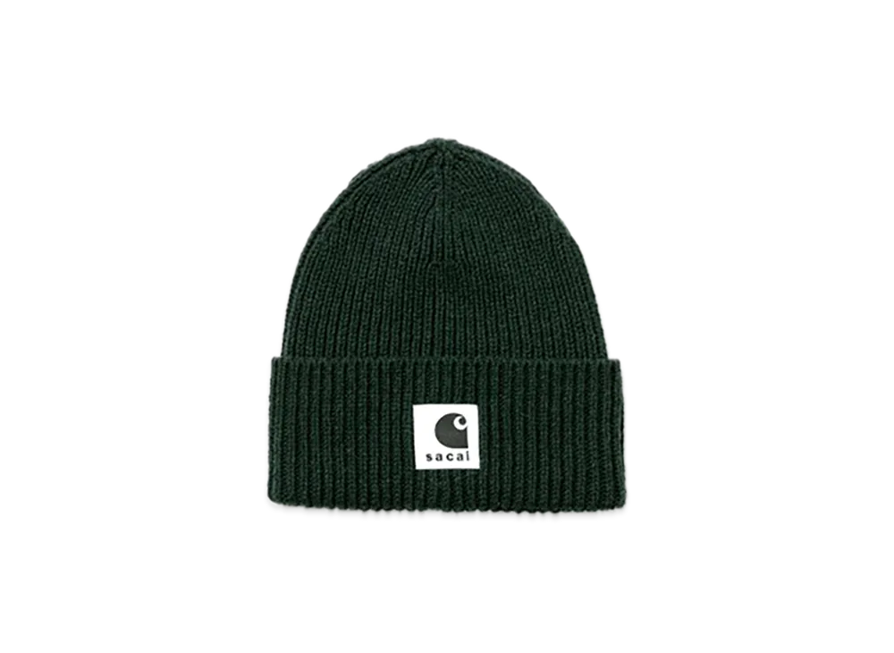 sacai x Carhartt WIP Wool Knit Beanie "Green"