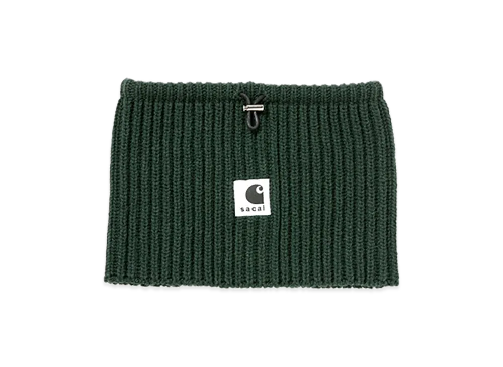 sacai x Carhartt WIP Wool Knit Neck Warmer "Green"