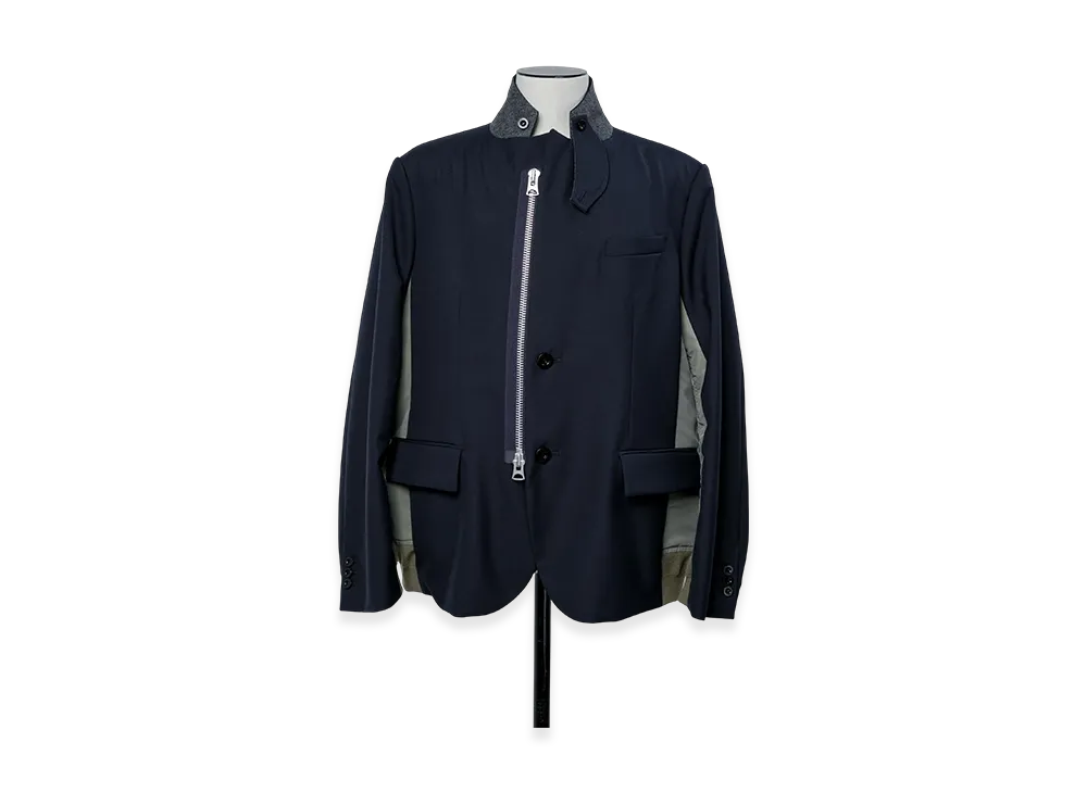 sacai Suiting Jacket "Navy/Khaki"