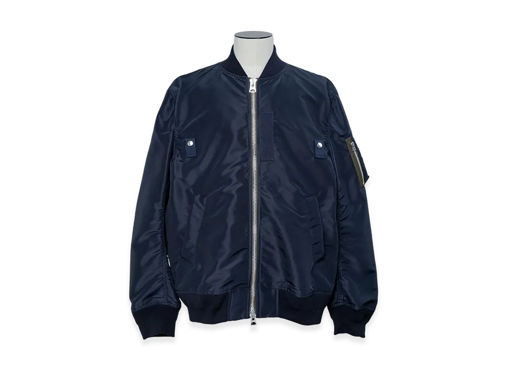 sacai Nylon Twill Blouson "Navy"