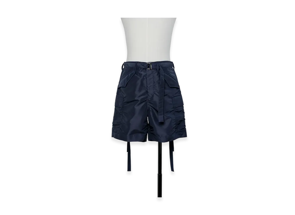 sacai Nylon Twill Shorts "Navy"