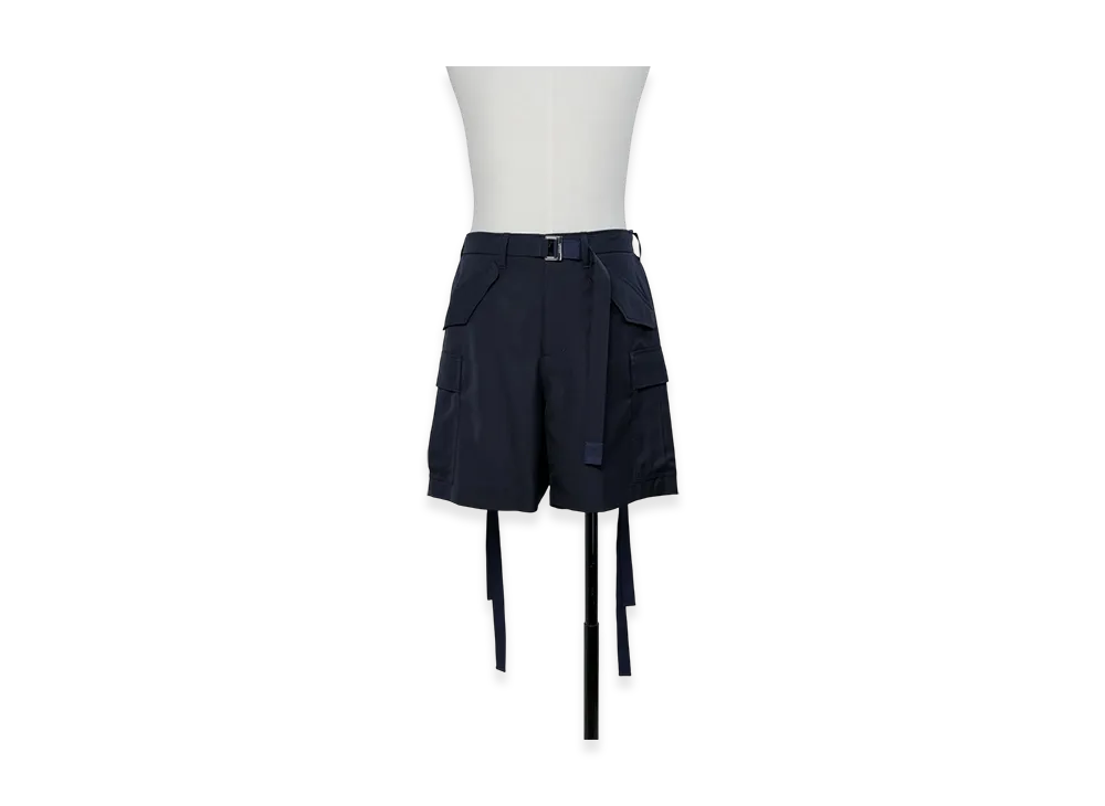 sacai Suiting Shorts "Navy"