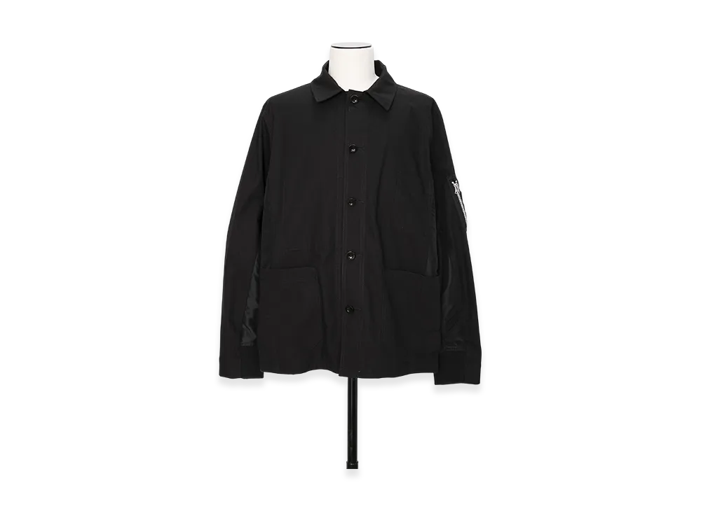 sacai Cotton Nylon Oxford Jacket 