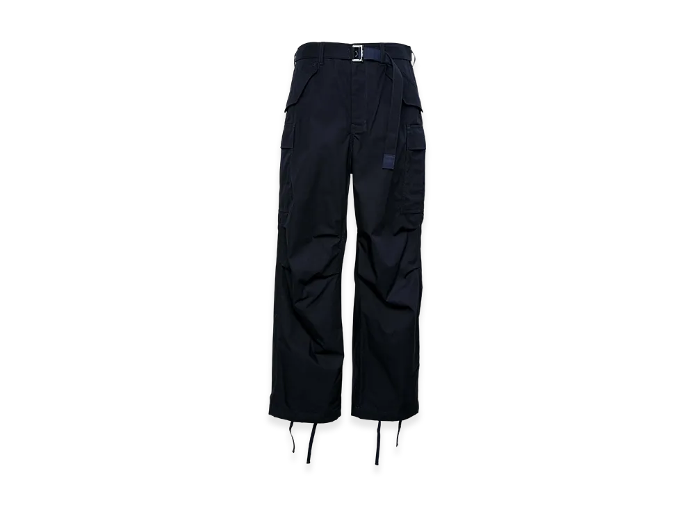 sacai Cotton Nylon Oxford Pants "Navy"