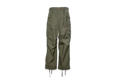 sacai Cotton Nylon Oxford Pants "Khaki"